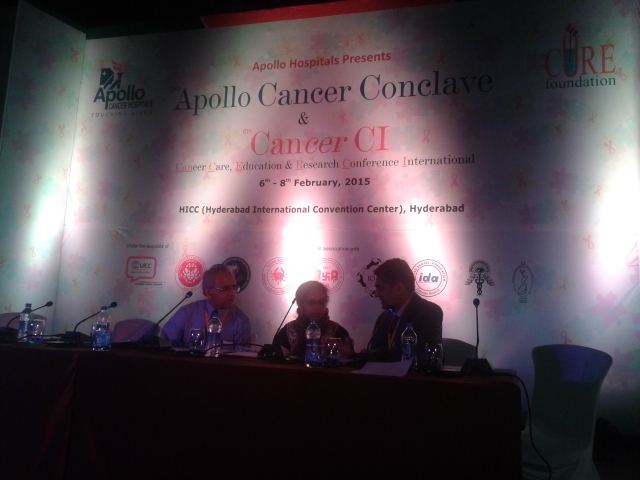 Dr Avinash Dal at the Cancer Conclave Hyderabad